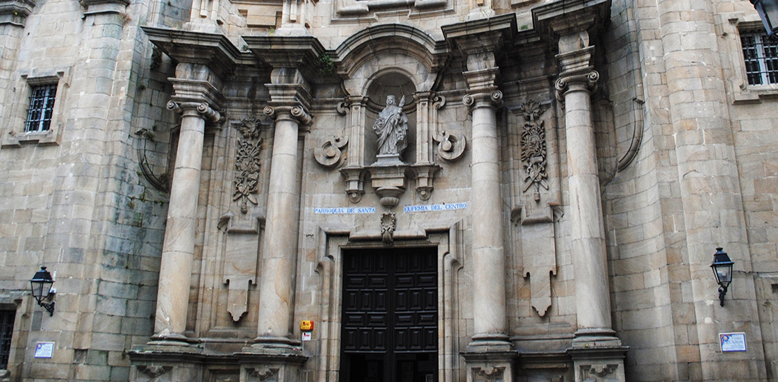 Resultado de imagen de iglesia de santa eufemia ourense